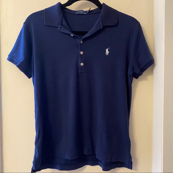 Polo Ralph Lauren Tops - Navy Blue Ralph Lauren Polo Short Sleeve